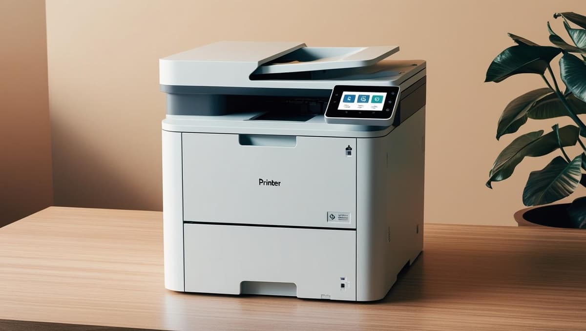 Happy residents using printer amenity